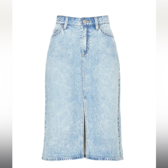 LEE Mid Rise Denim Skirt, RTR - Picture 5 of 11